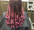 Vivid Color on Dark Hair